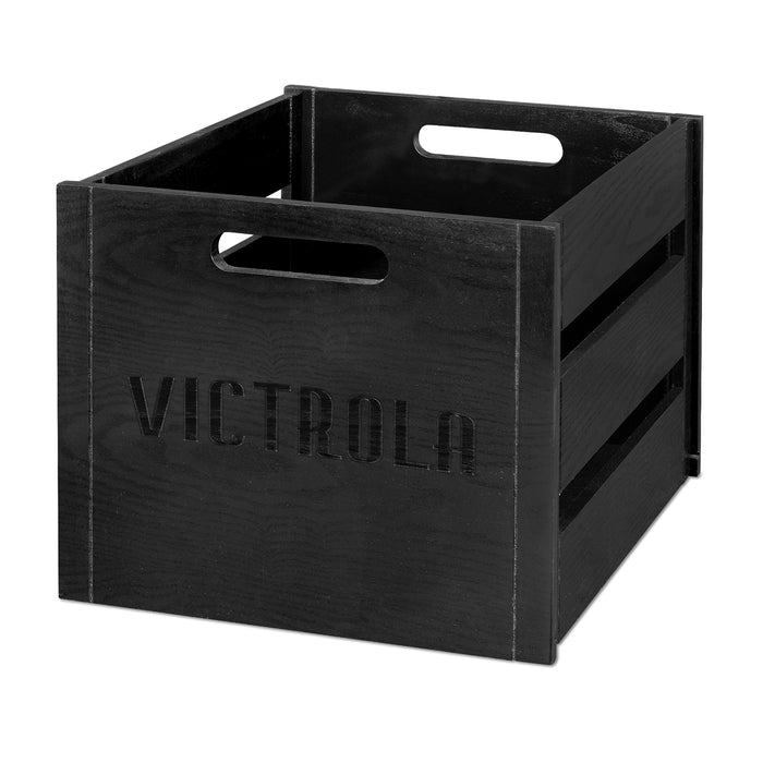 Victrola Wooden Record and Vinyl Crate
