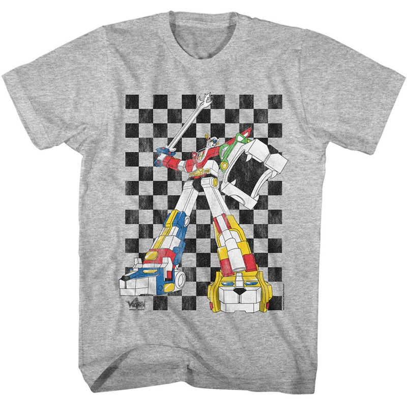 T-Shirt featuring design named Voltron - 80's Checkerboard