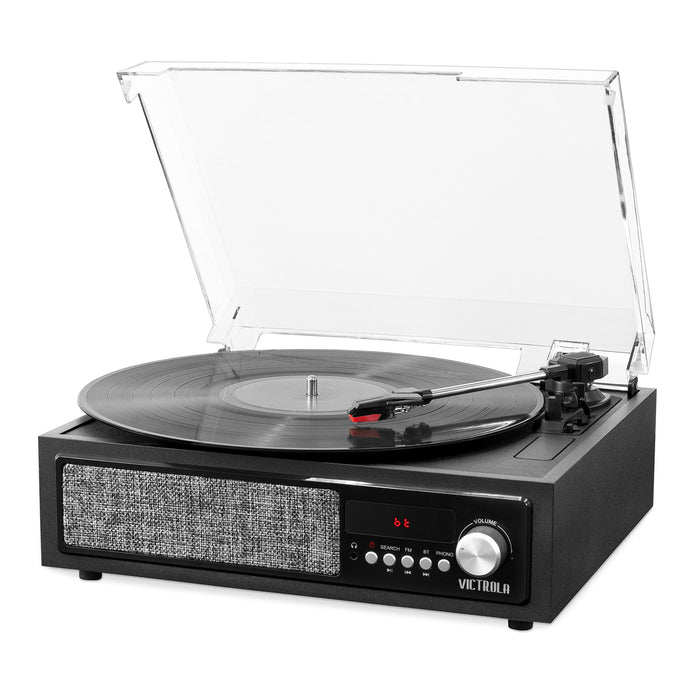 Victrola 3-in-1 Bluetooth Record Player with Built in Speakers and 3-Speed Turntable