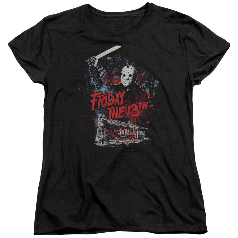 T-Shirt featuring design named Friday the 13th - Cabin, product image 2 of 2