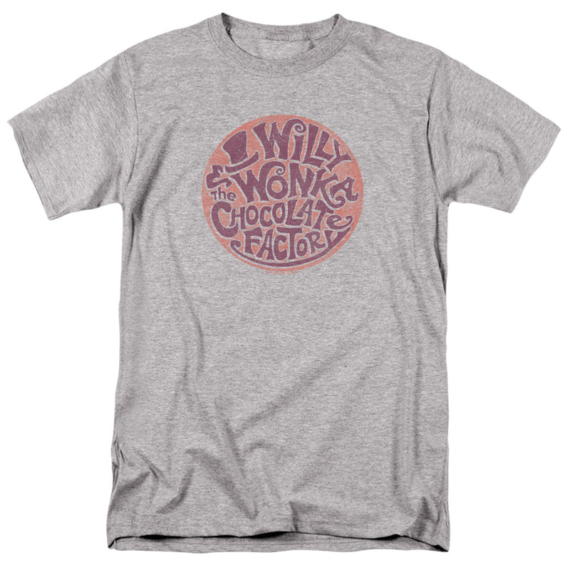T-Shirt featuring design named Willy Wonka and the Chocolate Factory - Circle Logo, product image 1 of 2