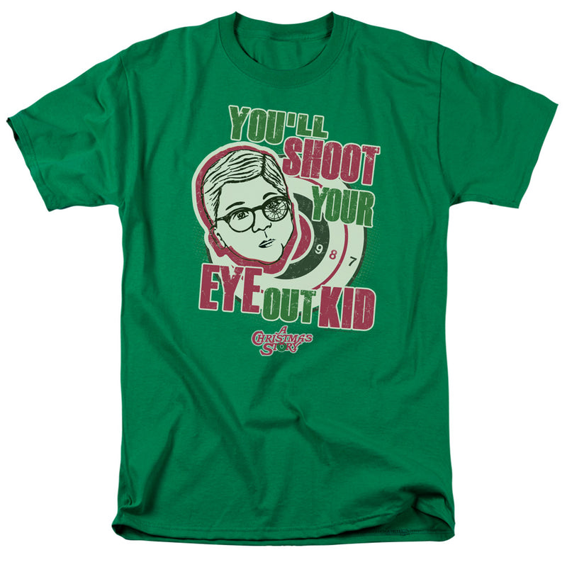 T-Shirt featuring design named Christmas Story - Shoot Your Eye Out, product image 1 of 2