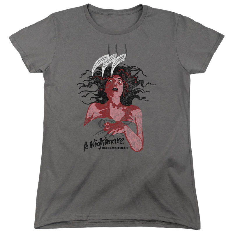 T-Shirt featuring design named Nightmare on Elm Street - Illustrated European Poster, product image 2 of 2