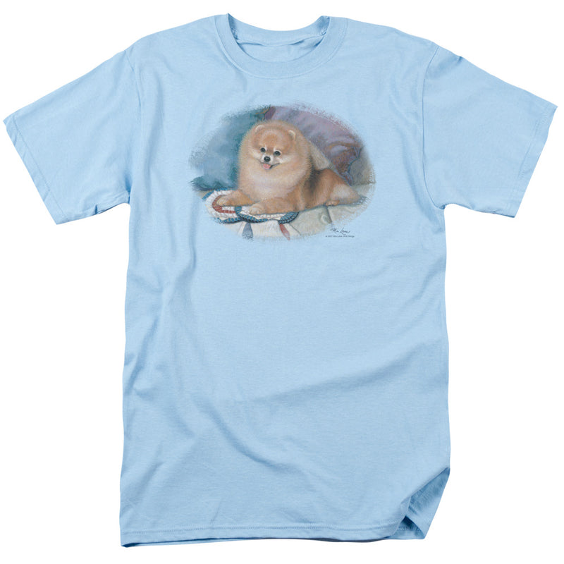 T-Shirt featuring design named Wild Wings - Pomeranian Portrait