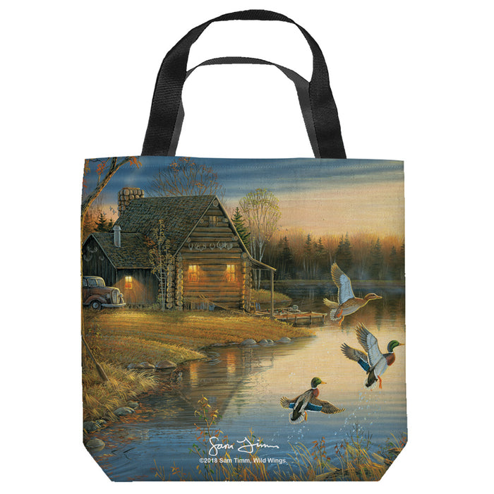 Nature Scenes - Ducks on the Lake Tote Bag