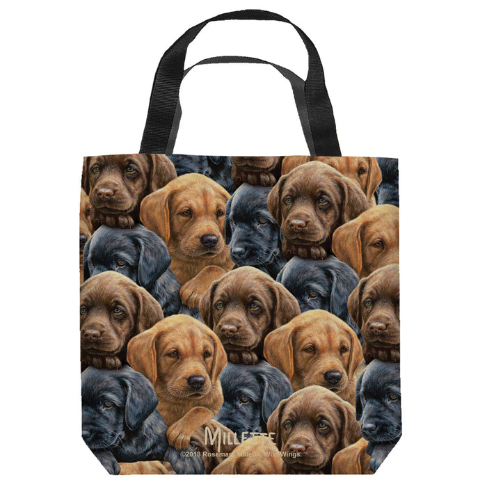 Nature Scenes - Puppies Tote Bag
