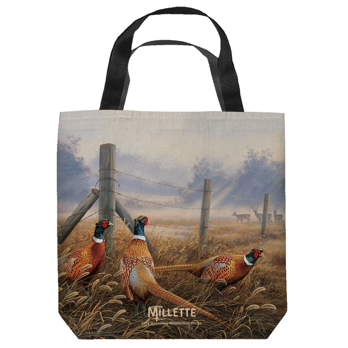 Nature Scenes - Pleasant Pheasants Tote Bag