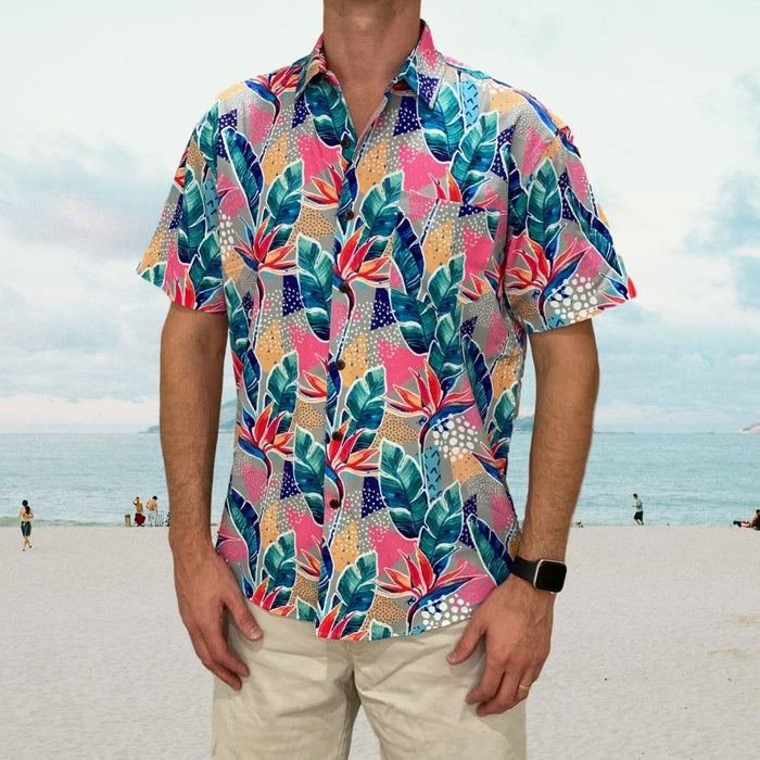 Super Stretch - World Traveler Hawaiian Shirt