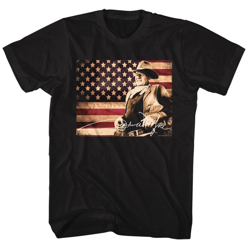 T-Shirt featuring design named John Wayne - Tin Sign, product image 2 of 2