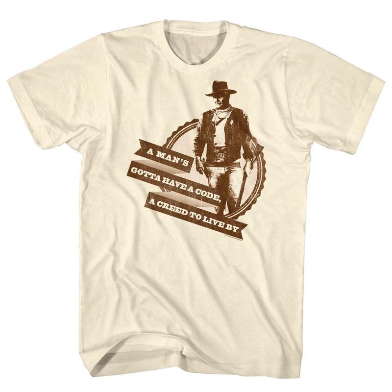 T-Shirt featuring design named John Wayne - Creed and Code