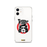 Clear iPhone case featuring Svengoolie target logo in center and "MeTV" logo at bottom.