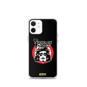 Black iPhone case featuring Svengoolie target logo in center and "MeTV" logo at bottom.