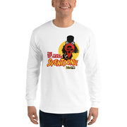 White long-sleeve shirt with red and yellow graphic of puppet in top hat, text "THE RED TUNA OF TERROR SVENTOONIE" and "MeTV" logo.