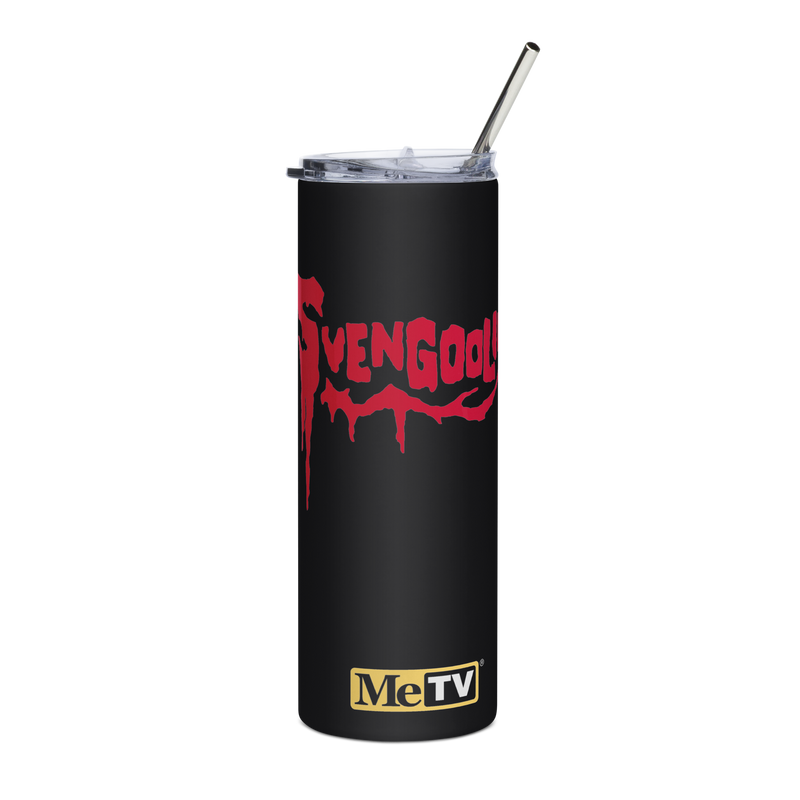 Svengoolie® 20 oz Stainless Steel Tumbler with Straw
