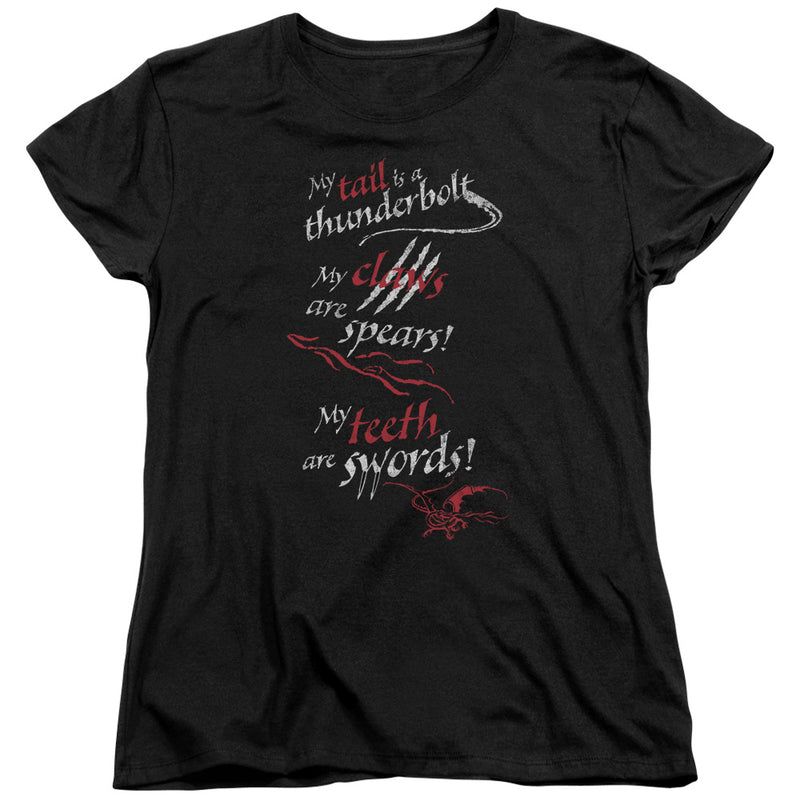 T-Shirt featuring design named The Hobbit - Tail Claws Teeth, product image 2 of 2