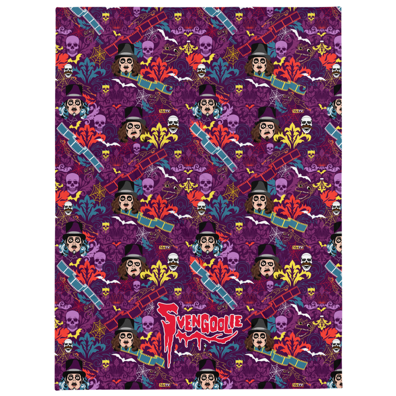 Svengoolie® "Film & Floral" Throw Blanket