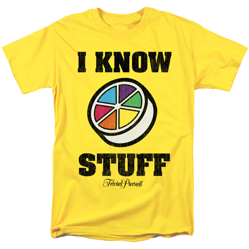 T-Shirt featuring design named Trivial Pursuit - I Know Stuff
