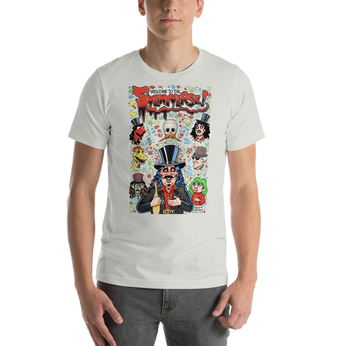 "Welcome to the Sveniverse" Svengoolie® T-Shirt by Scott Shaw! (2022 Series)